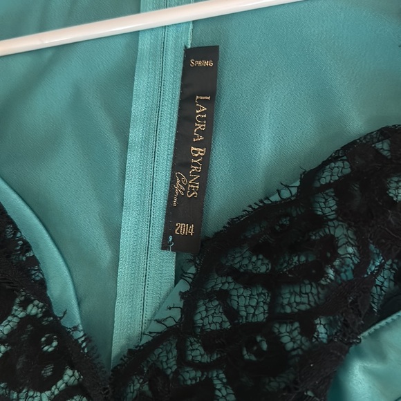 NWT 2014 Pin Up Girl clothing wiggle dress Size Small Teal - Picture 11 of 11